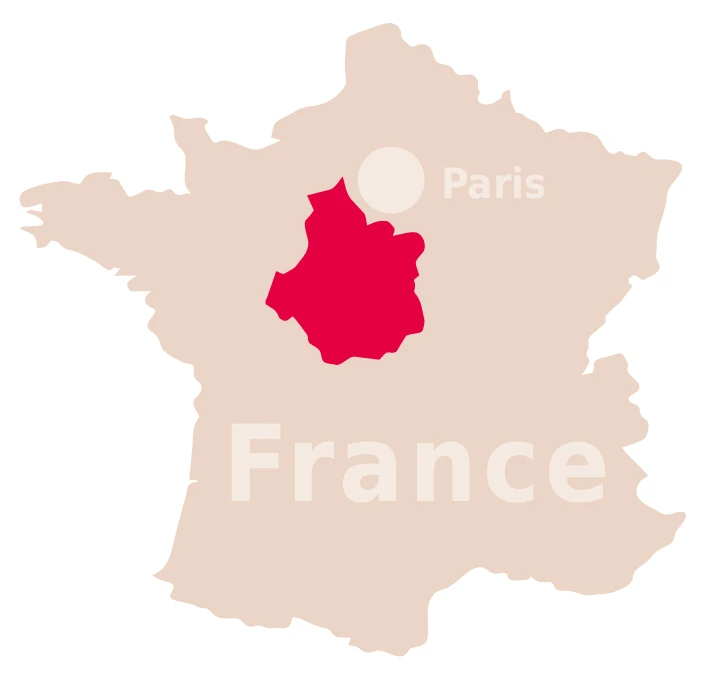 carte France region centre-val de Loire